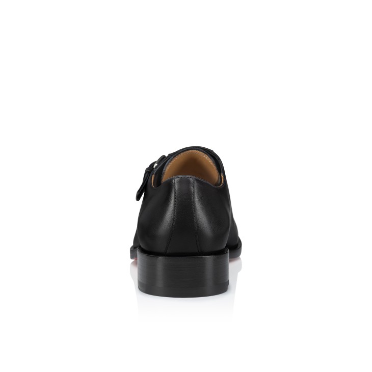 Christian Louboutin Chambelimonk Men Buckle Shoes Black | EWKOJL-542