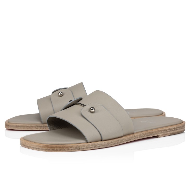 Christian Louboutin Chambelimule Men Sandals Grey | ZPMUYI-954