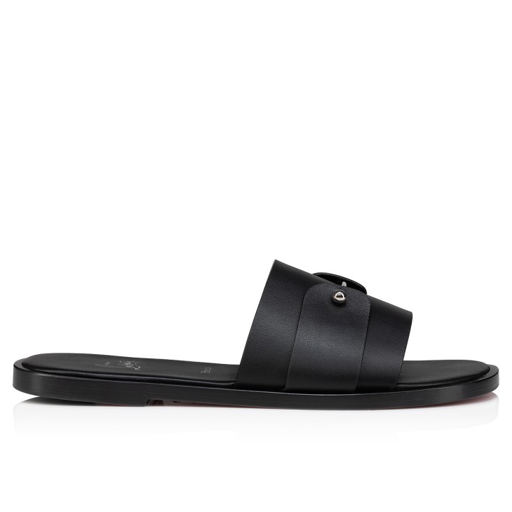 Christian Louboutin Chambelimule Men Sandals Black | QOFZUX-687