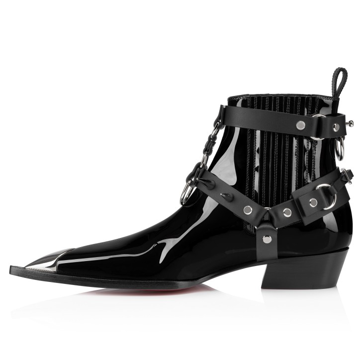 Christian Louboutin Chesteviss Men Boots Black | FAGUVH-056