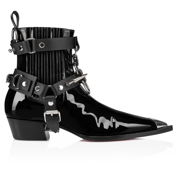 Christian Louboutin Chesteviss Women Boots Black | ZTQJYR-895