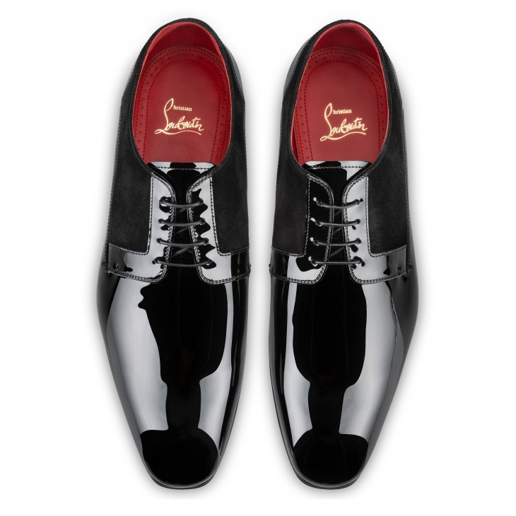 Christian Louboutin Chickito Men Buckle Shoes Black | MXOHGN-924