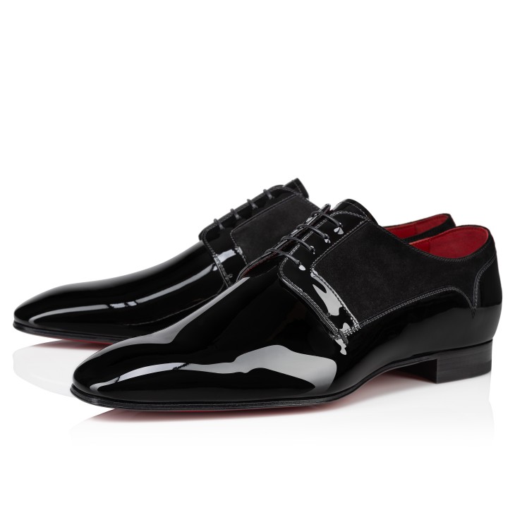 Christian Louboutin Chickito Men Buckle Shoes Black | MXOHGN-924