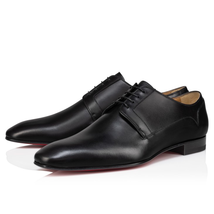 Christian Louboutin Chickito Men Buckle Shoes Black | DFRZCS-379