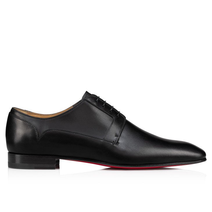 Christian Louboutin Chickito Men Buckle Shoes Black | DFRZCS-379