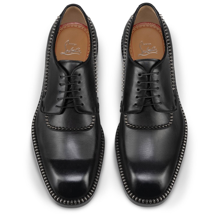 Christian Louboutin Cocoriclou Men Buckle Shoes Black | OZJQDS-945