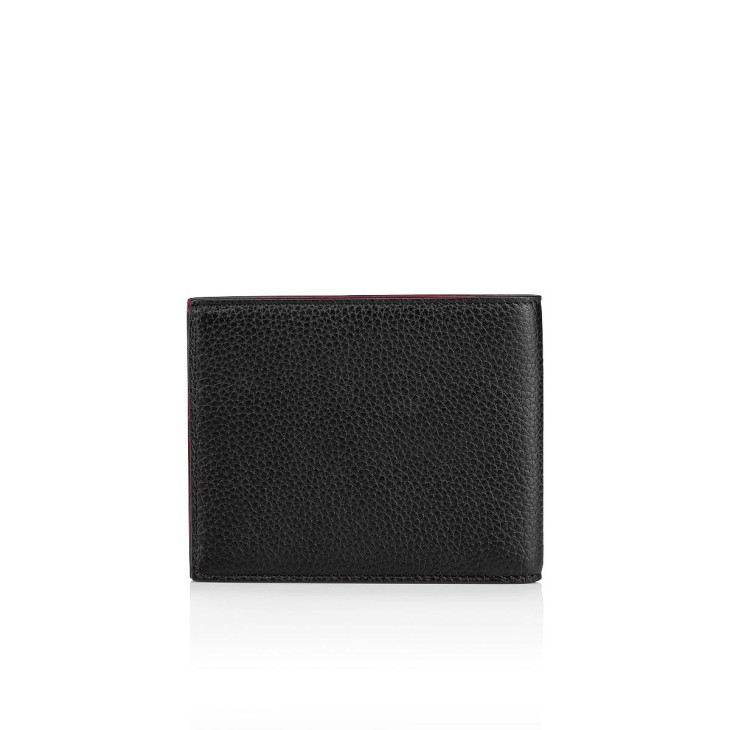 Christian Louboutin Coolcard Men Wallets Black / Red | AQFDZS-645