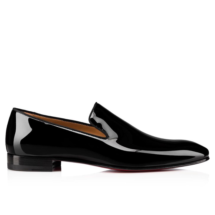 Christian Louboutin Dandelion Men Moccasins Black | NTGIRC-102