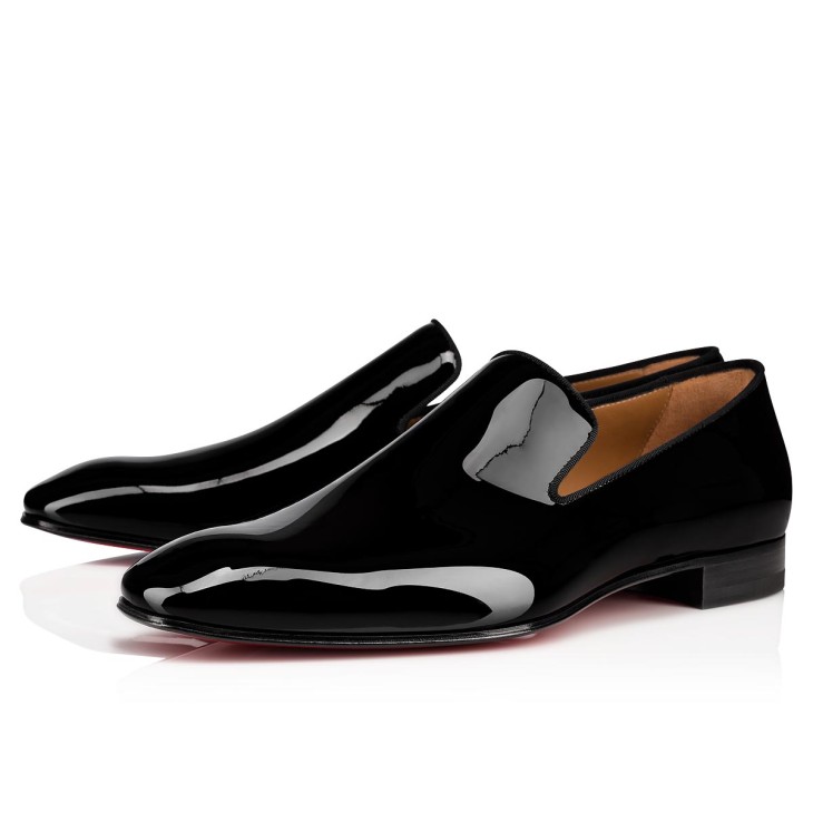 Christian Louboutin Dandelion Men Moccasins Black | NTGIRC-102