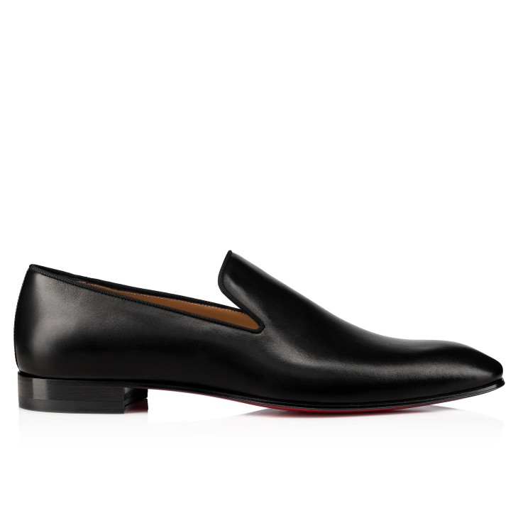 Christian Louboutin Dandelion Men Moccasins Black | FBMJAW-913