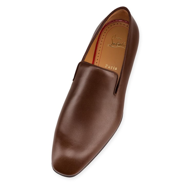 Christian Louboutin Dandelion Men Moccasins Brown | CEJKMT-518