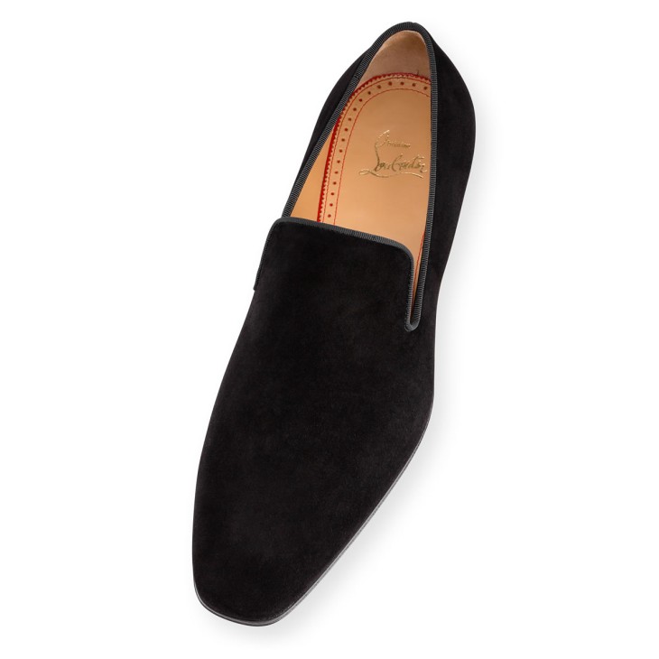 Christian Louboutin Dandelion Men Moccasins Black | QHIDKN-274