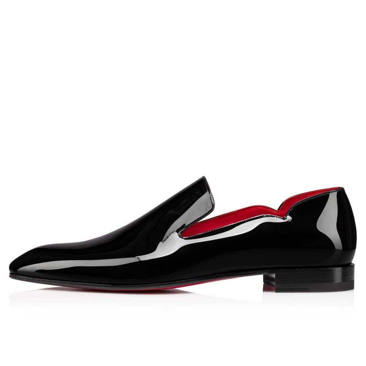 Christian Louboutin Dandy Chick Men Moccasins Black | FBCJUV-349