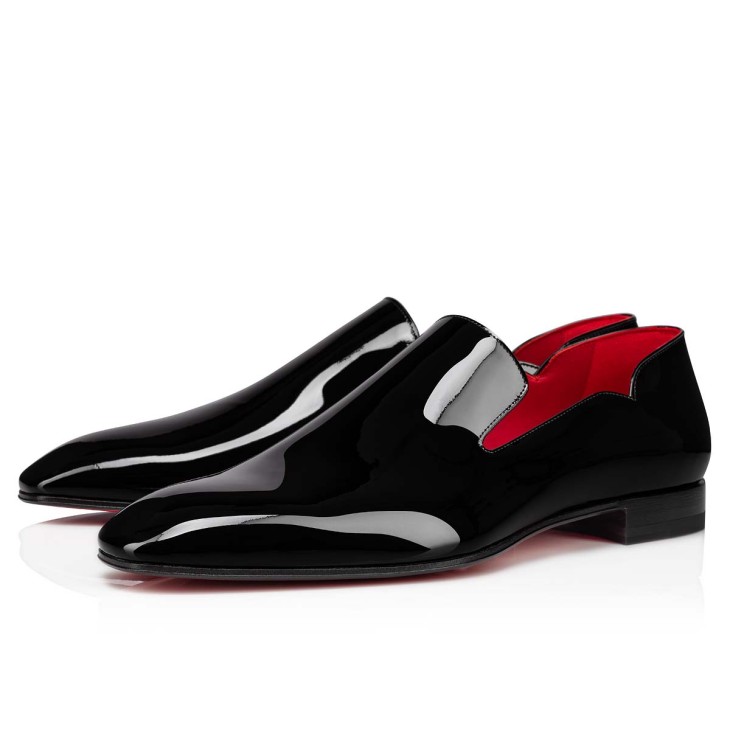 Christian Louboutin Dandy Chick Men Moccasins Black | FBCJUV-349