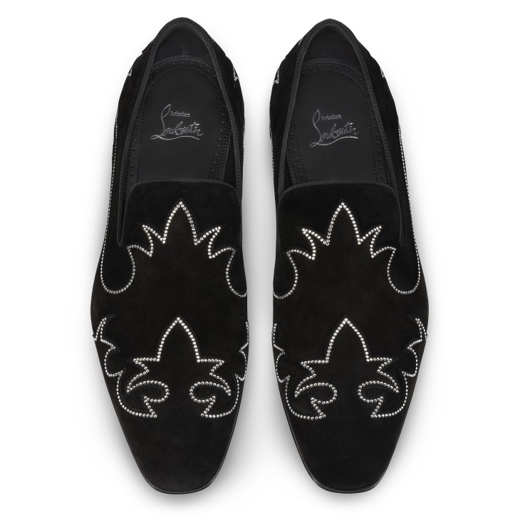 Christian Louboutin Dandysiago Men Moccasins Black | EGBWTY-491