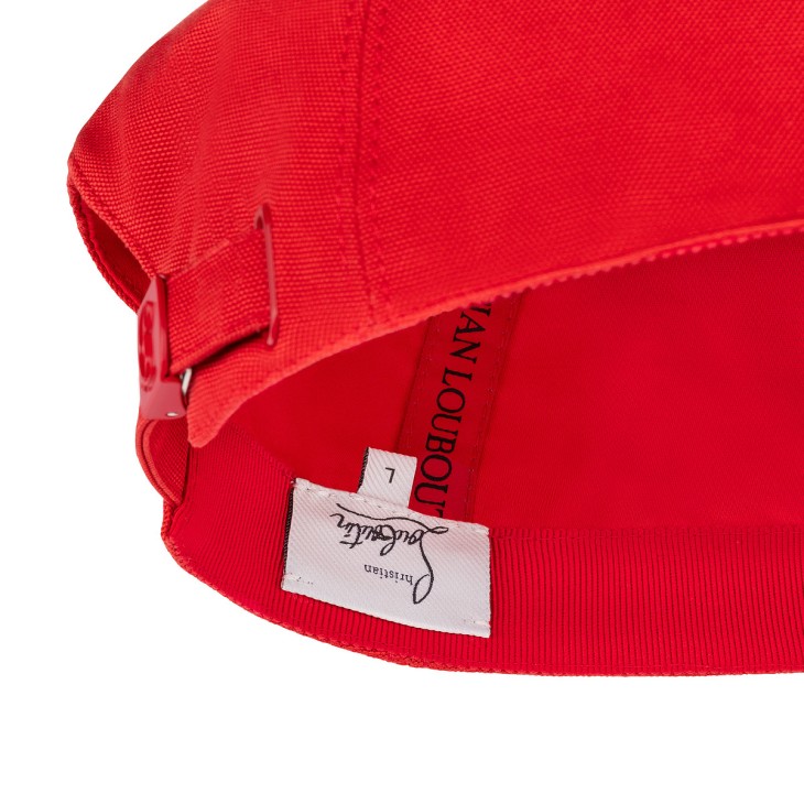 Christian Louboutin Enky Spikes Men Hats Red | FLSGXH-310