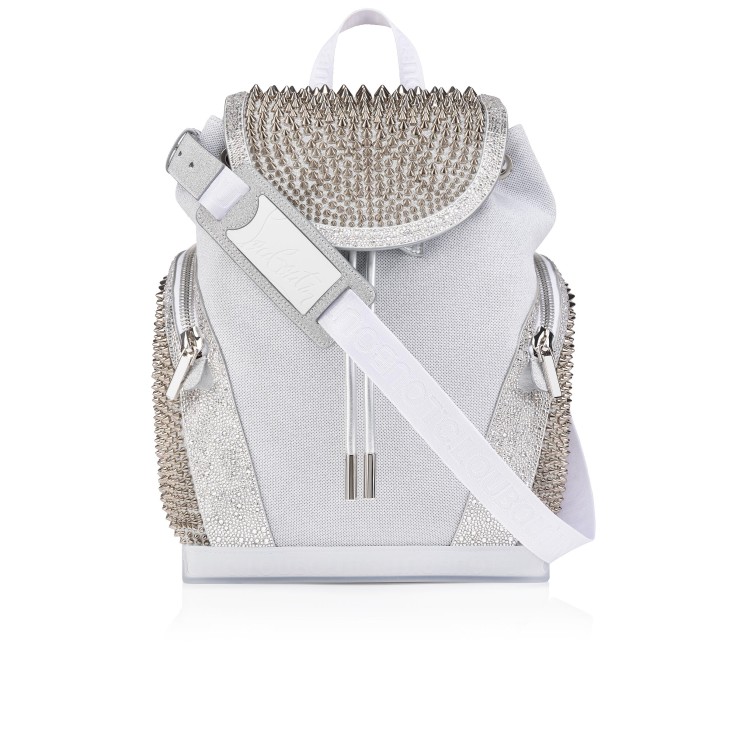 Christian Louboutin Explorafunk Men Backpacks White | IRMVUK-240