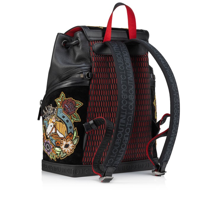 Christian Louboutin Explorafunk Men Backpacks Black | PRMKLZ-691