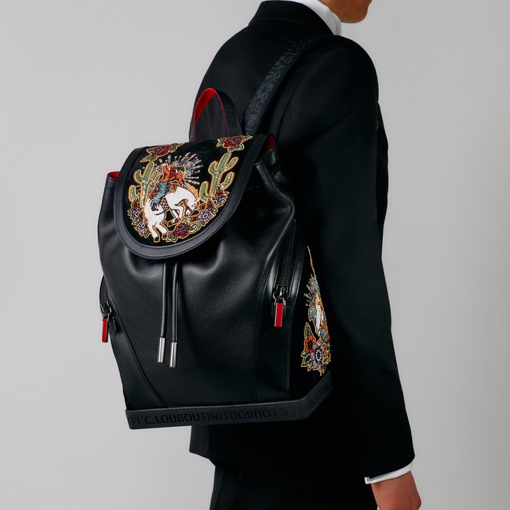 Christian Louboutin Explorafunk Men Backpacks Black | PRMKLZ-691