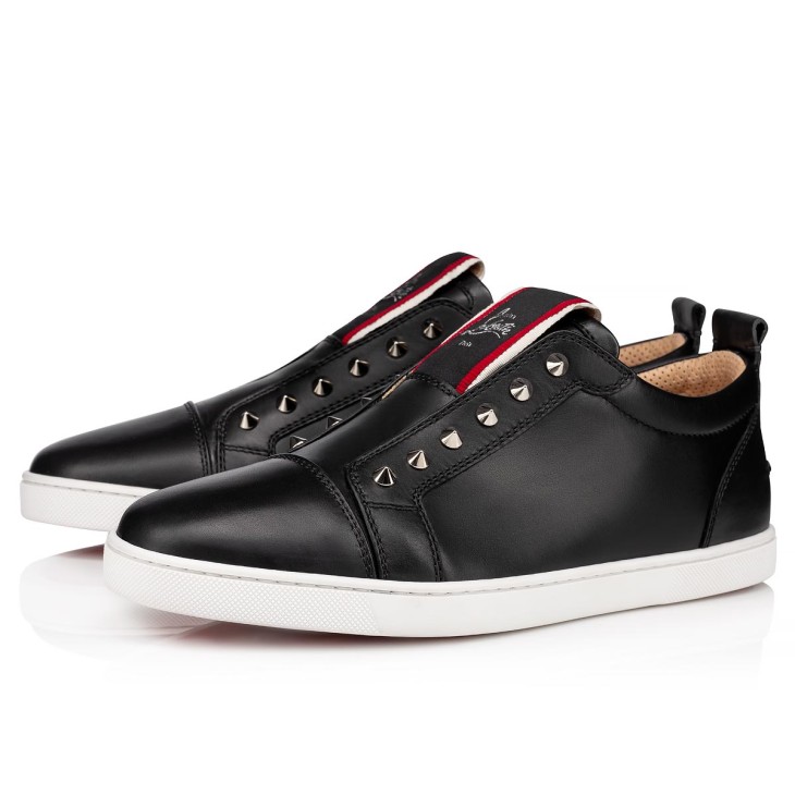 Christian Louboutin F.A.V Fique A Vontade Men Sneakers Black | FOCQPE-502