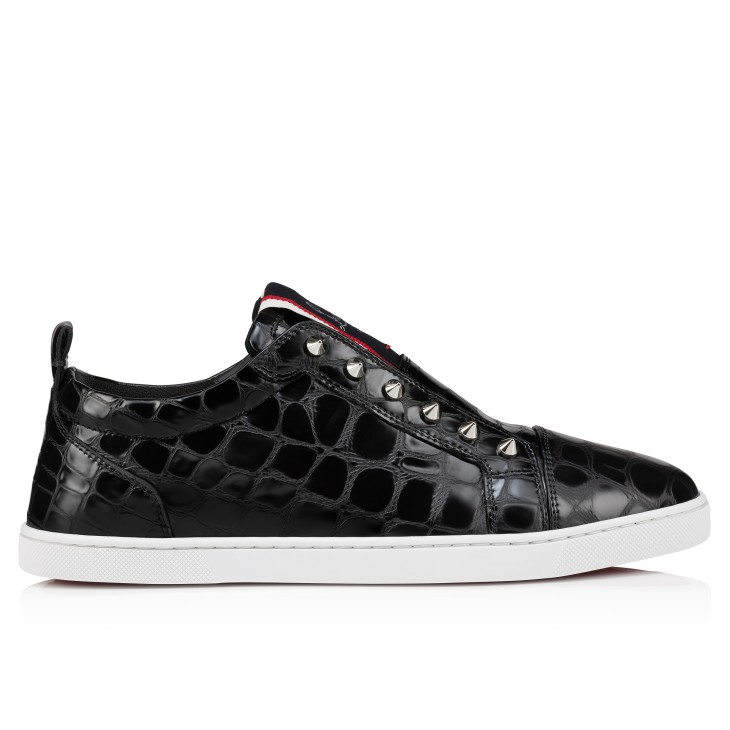 Christian Louboutin F.A.V Fique A Vontade Men Sneakers Black | QMZOAT-368