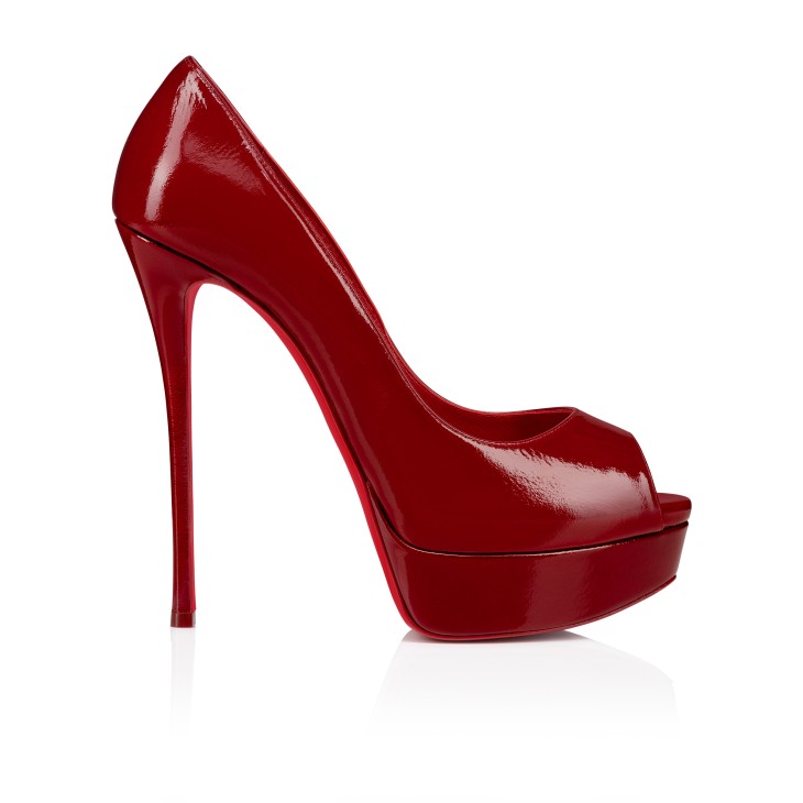 Christian Louboutin Fetish Peep Women Platform Shoes Red | VPMKOD-059