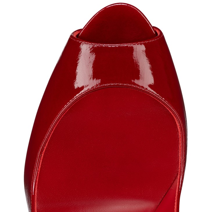 Christian Louboutin Fetish Peep Women Platform Shoes Red | VPMKOD-059