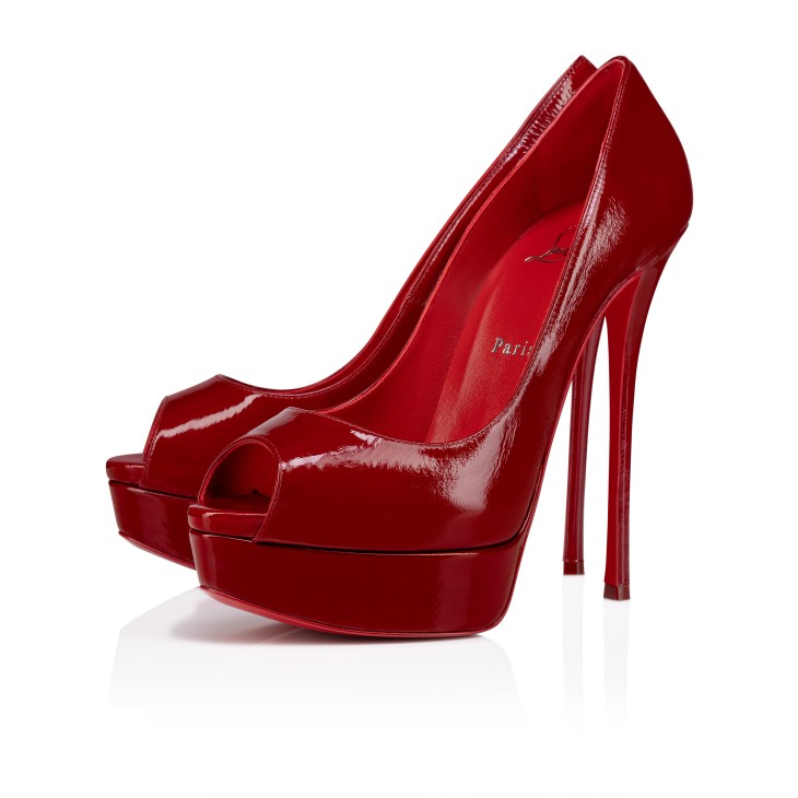 Christian Louboutin Fetish Peep Women Platform Shoes Red | VPMKOD-059