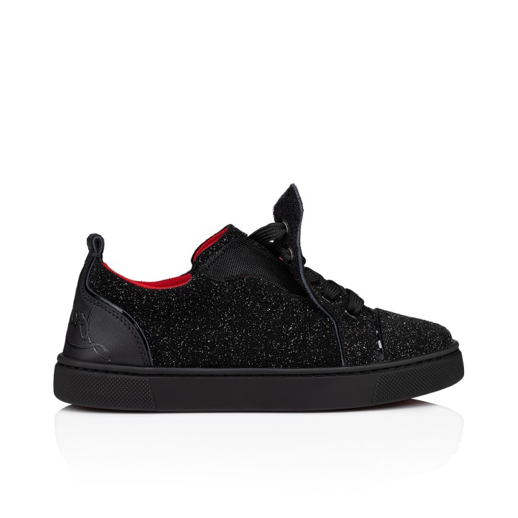 Christian Louboutin Funnyto Kids' Sneakers Black | LREIOG-816