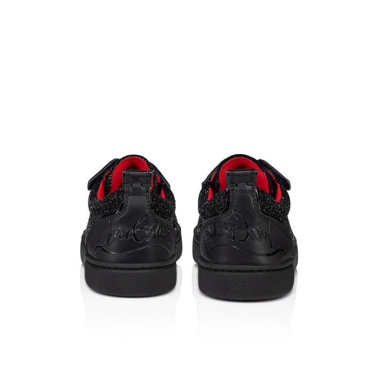 Christian Louboutin Funnyto Kids' Sneakers Black | LREIOG-816