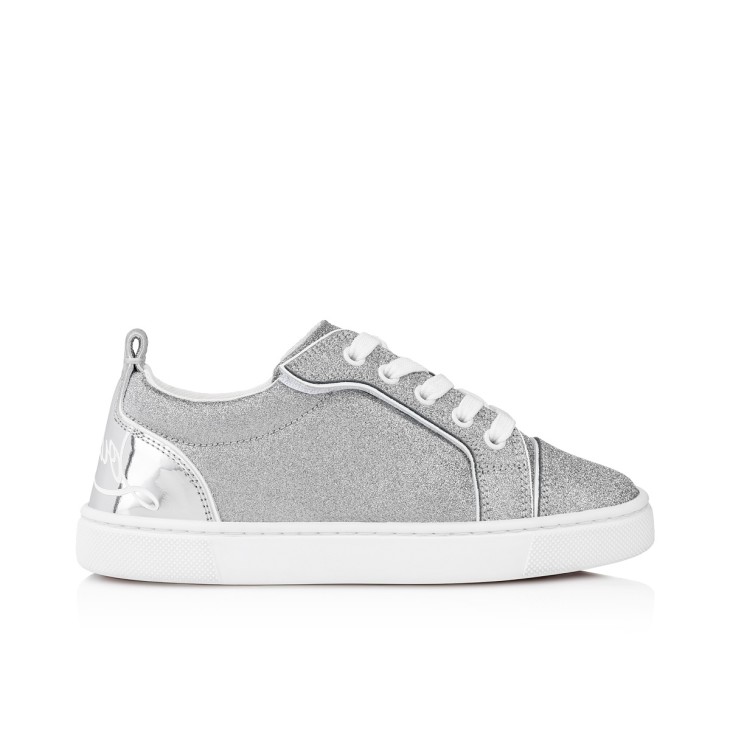 Christian Louboutin Funnyto Kids' Sneakers Silver | CANBXR-367