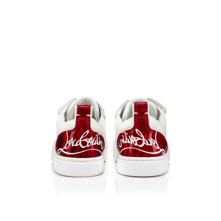 Christian Louboutin Funnyto Kids' Sneakers White / Red | SFUMTC-052