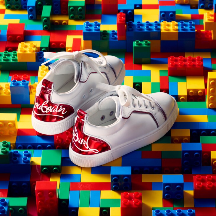 Christian Louboutin Funnyto Kids' Sneakers White / Red | SFUMTC-052