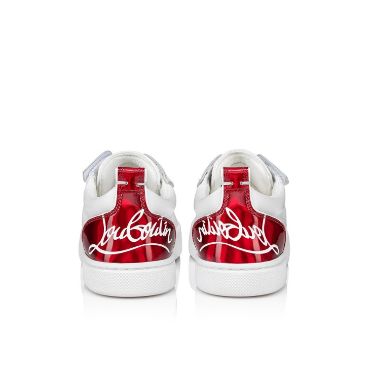 Christian Louboutin Funnyto Kids' Sneakers White / Red | ATEJQC-710