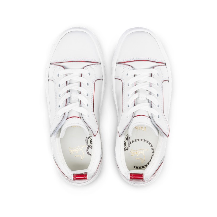 Christian Louboutin Funnyto Kids' Sneakers White / Red | ATEJQC-710