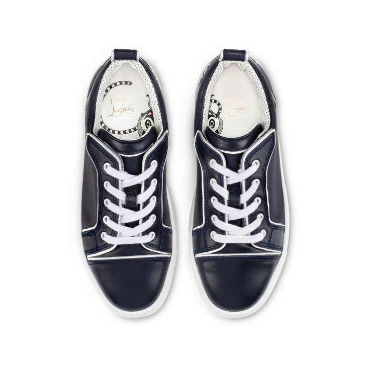 Christian Louboutin Funnyto Kids' Sneakers Navy | ZLYFQV-691