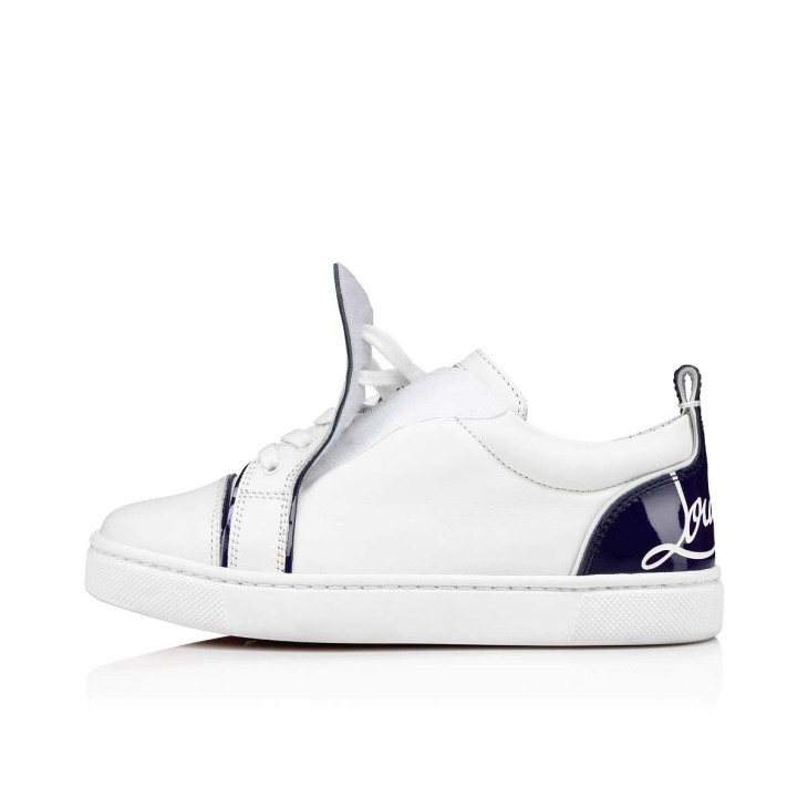 Christian Louboutin Funnyto Kids' Sneakers Blue | URGZAH-586