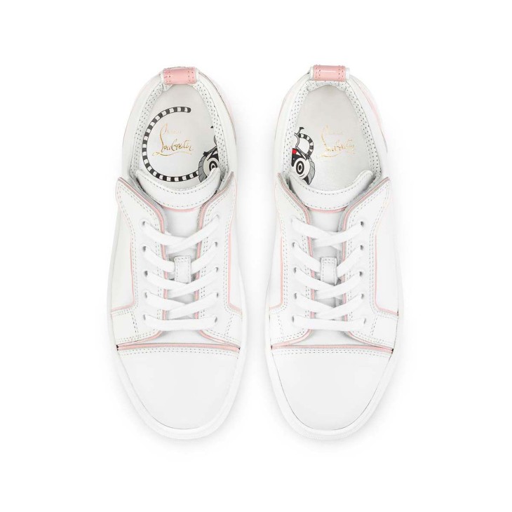 Christian Louboutin Funnyto Kids' Sneakers White / Pink | JIFWDL-254