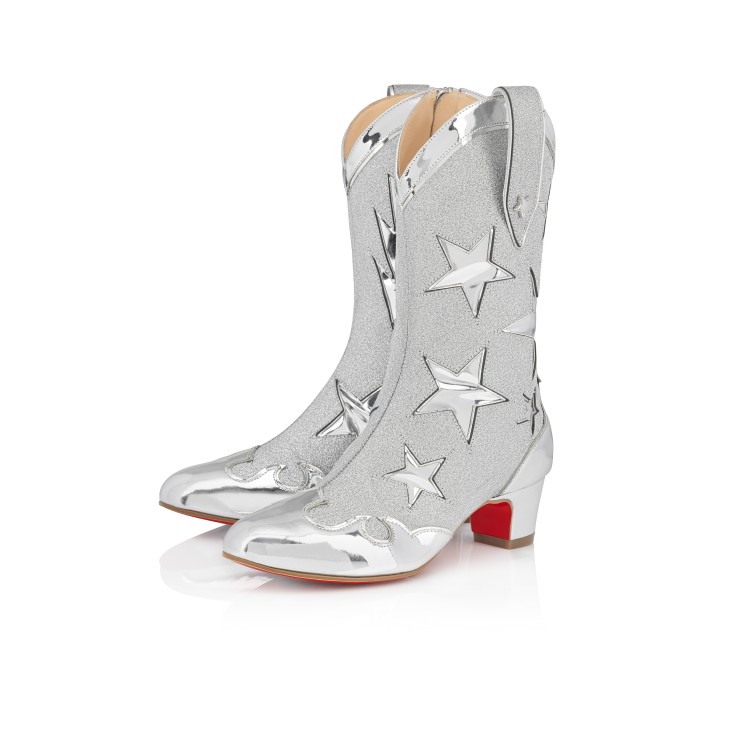 Christian Louboutin Giddy Kids\' Boots Silver | JOEKGP-521