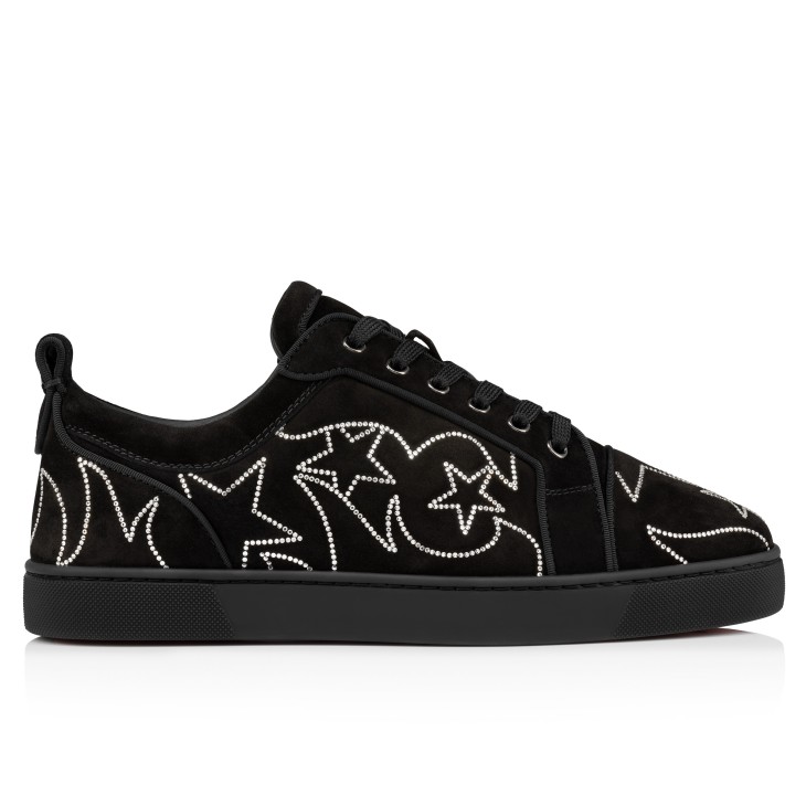 Christian Louboutin Giddy Vieira Strass Women Sneakers Black | LSTIMY-190