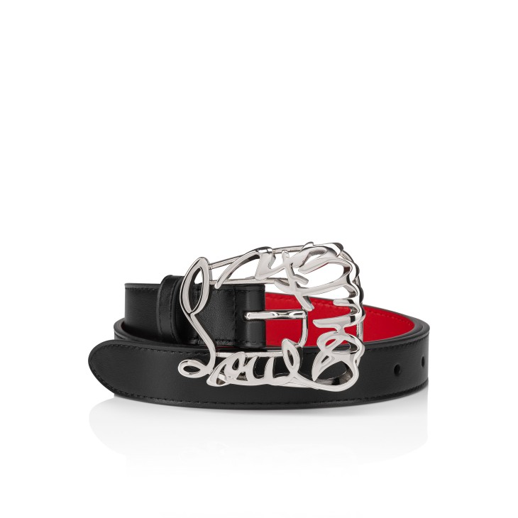 Christian Louboutin Giddy Women Belts Black | IKXFUL-410