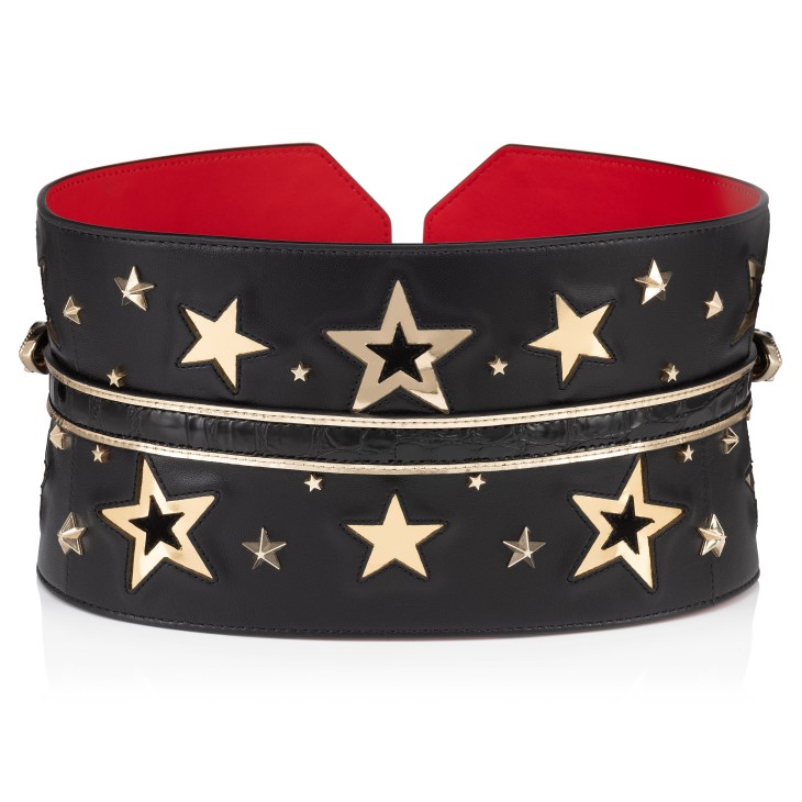 Christian Louboutin Giddy Women Belts Black | KJBUAG-246