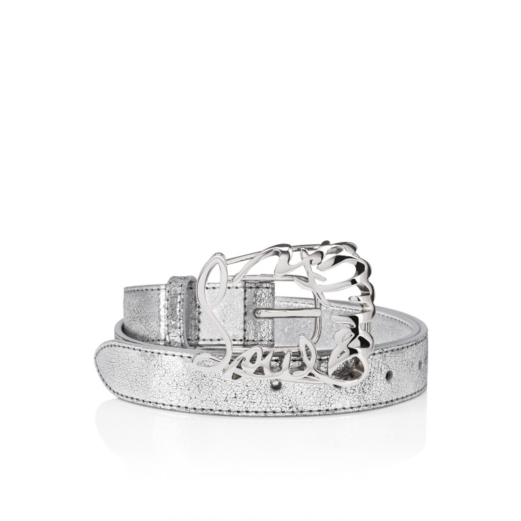 Christian Louboutin Giddy Women Belts Silver | OWCNPS-401