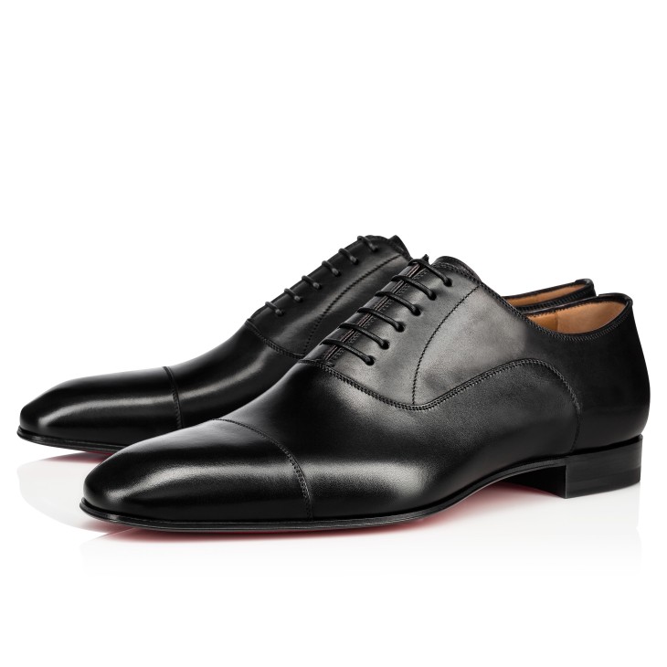 Christian Louboutin Greggo Men Buckle Shoes Black | XZHWTC-962