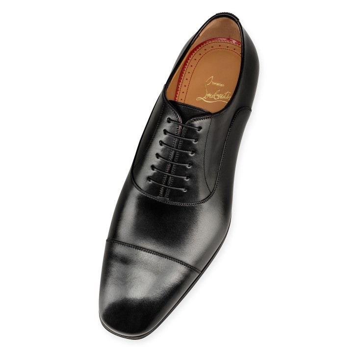 Christian Louboutin Greggo Men Buckle Shoes Black | XZHWTC-962