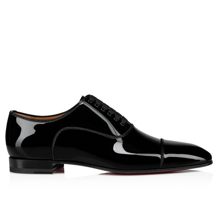 Christian Louboutin Greggo Men Buckle Shoes Black | XAIHDJ-439