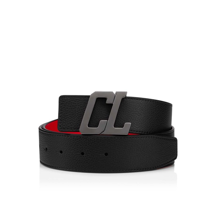 Christian Louboutin Happy Rui CL Logo Men Belts Black | VAZJEW-420