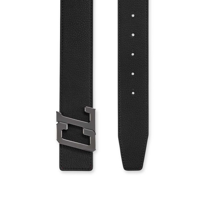 Christian Louboutin Happy Rui CL Logo Men Belts Black | VAZJEW-420