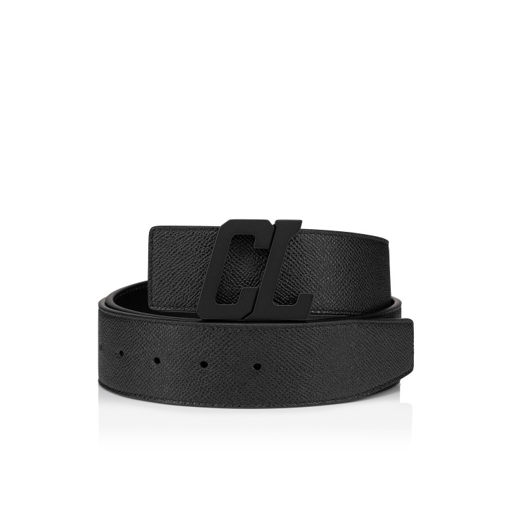 Christian Louboutin Happy Rui CL Logo Men Belts Black | SKXVZQ-096