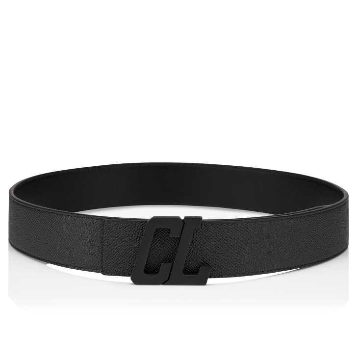 Christian Louboutin Happy Rui CL Logo Men Belts Black | SKXVZQ-096